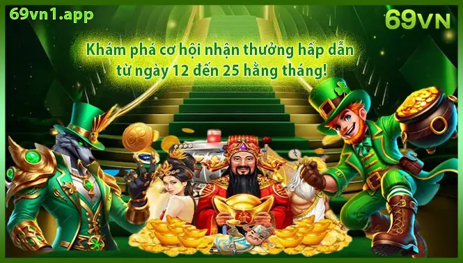Nhận thưởng hấp dẫn từ 12 đến 25 hàng tháng